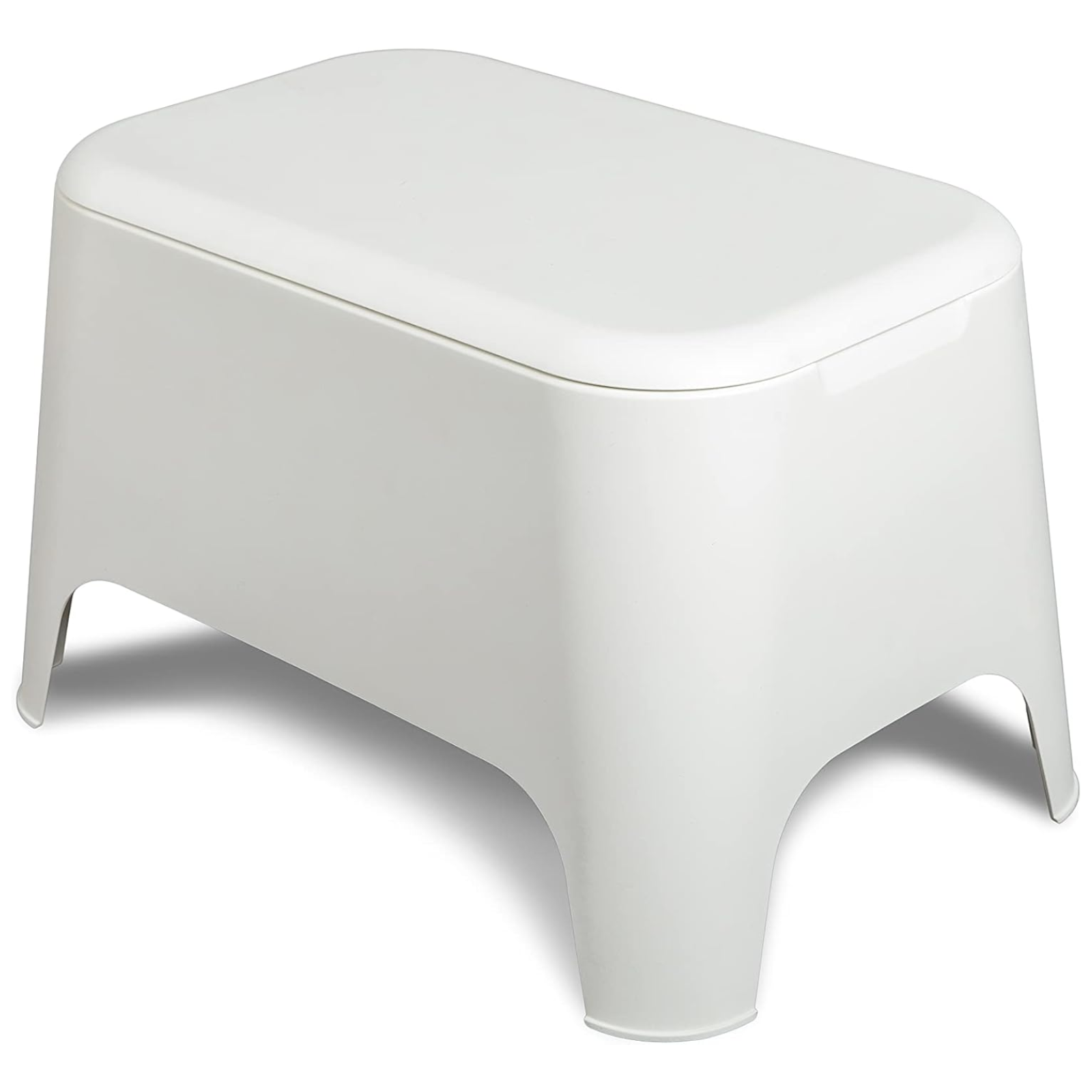 Tavolino in resina con coperchio rimovibile design moderno per esterno 79x76,5x70 cm.