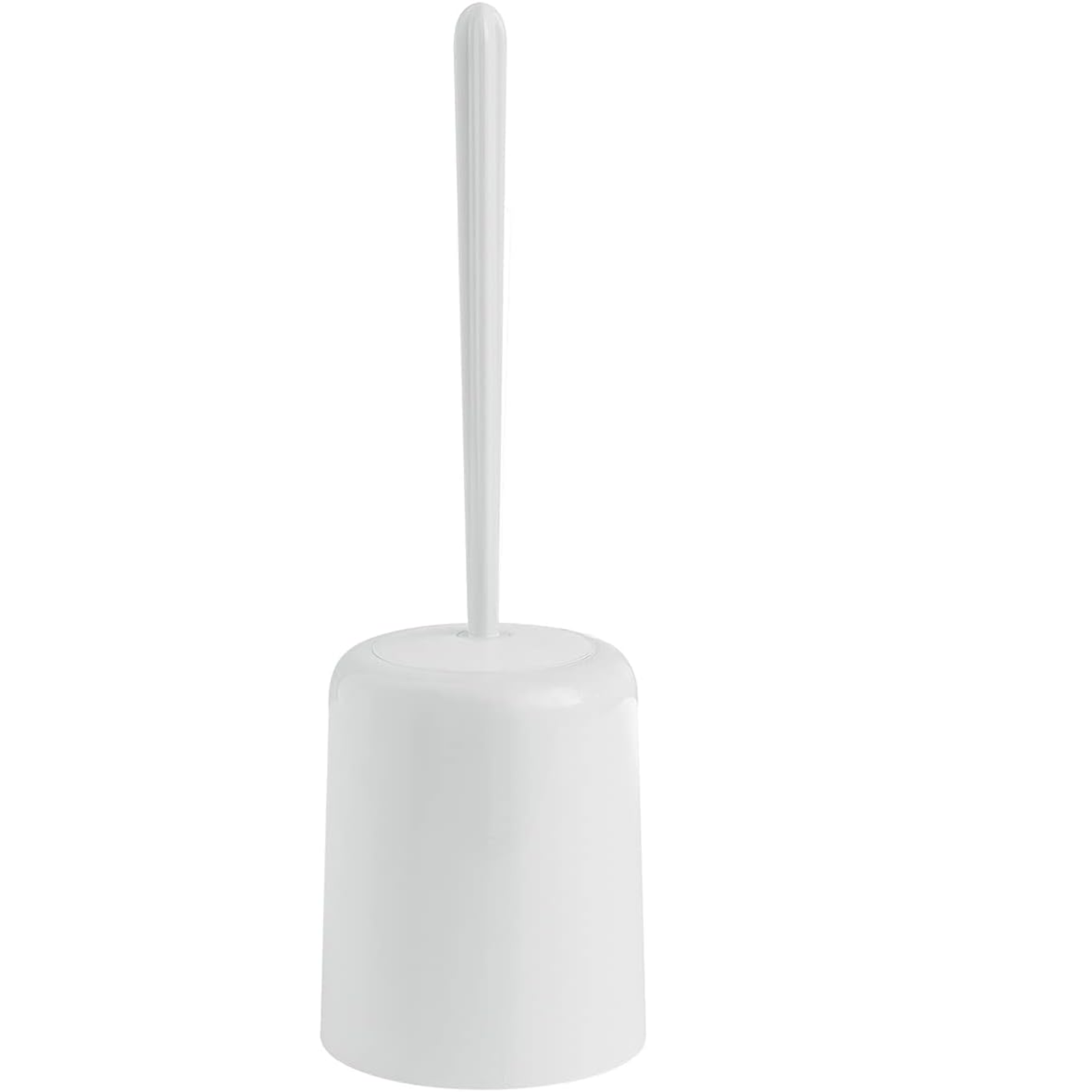 Porta scopino da appoggio in resina termoplastica bianco H 33 cm - Junior