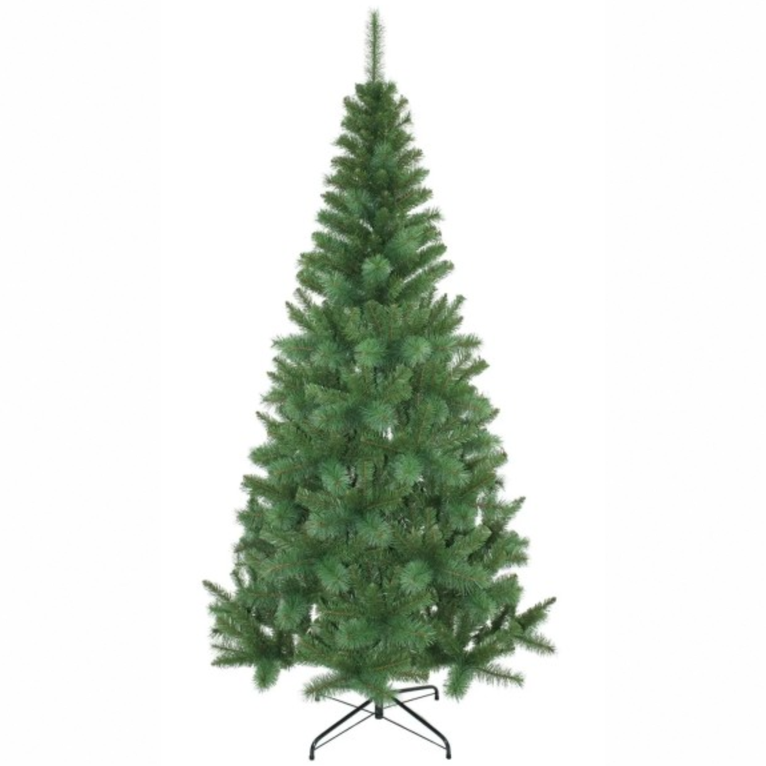 Albero di natale verde in pvc 210 cm 686 rami - Courmayeur