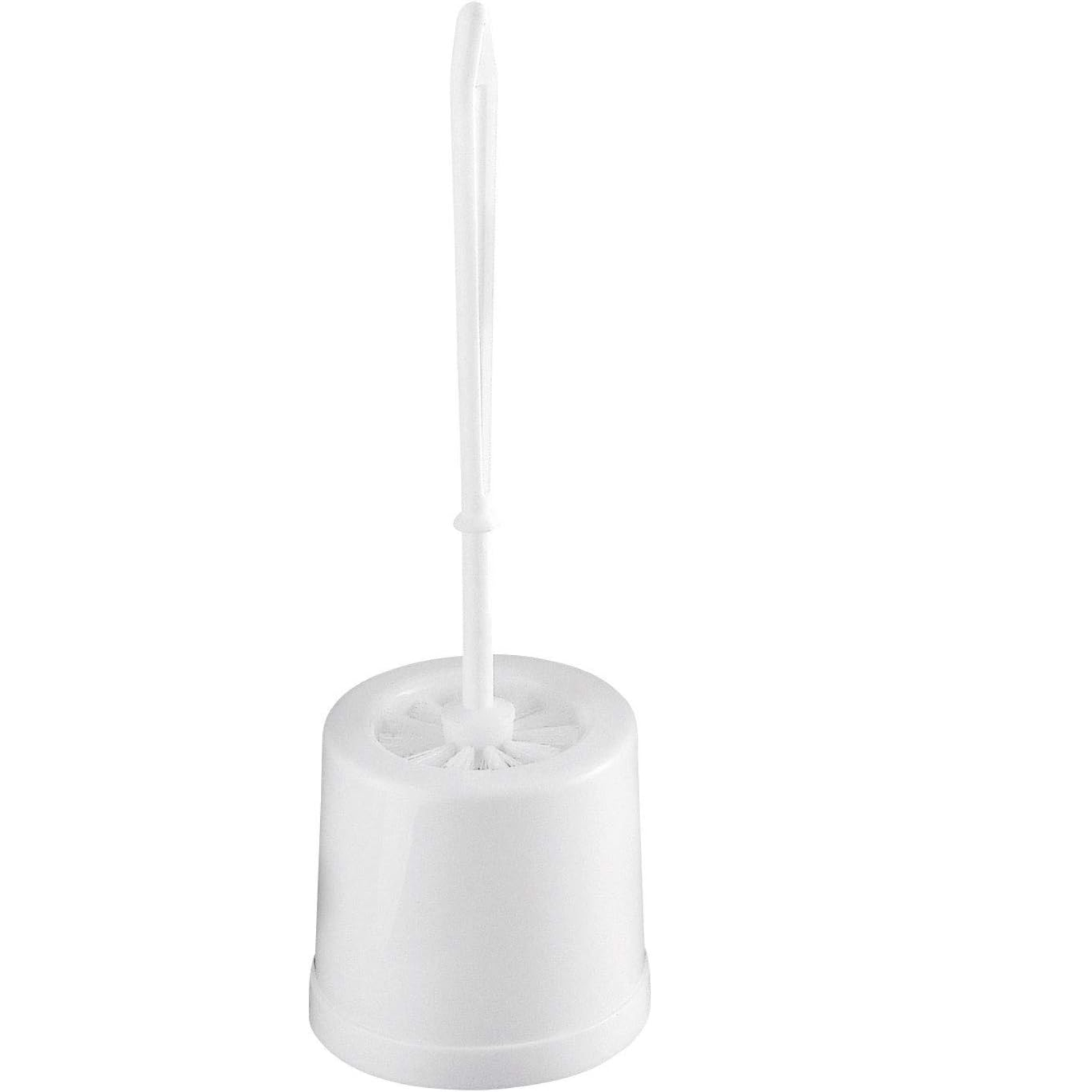 Porta scopino da appoggio in resina termoplastica bianco H 39 cm - Junior