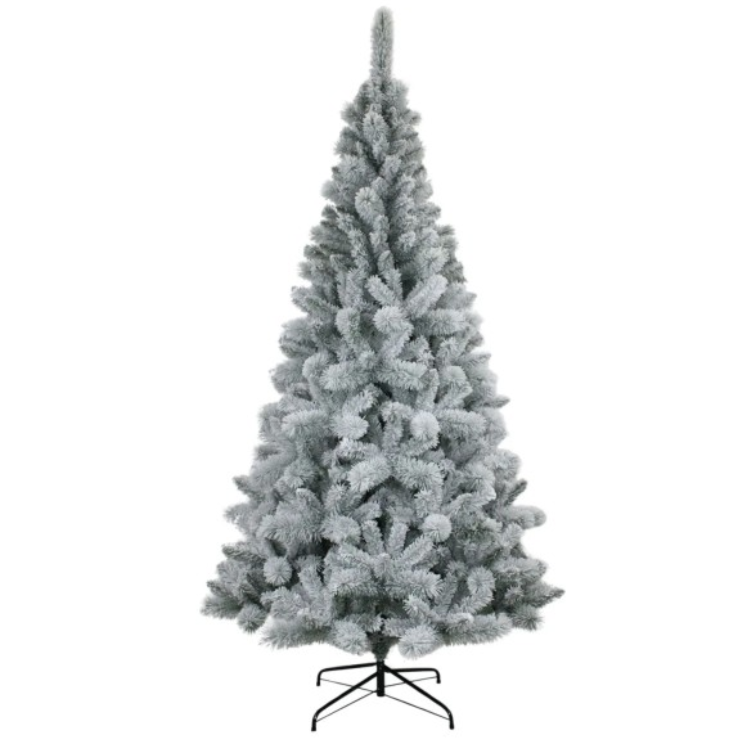 Albero di natale innevato in pvc 210 cm 686 rami - Courmayeur