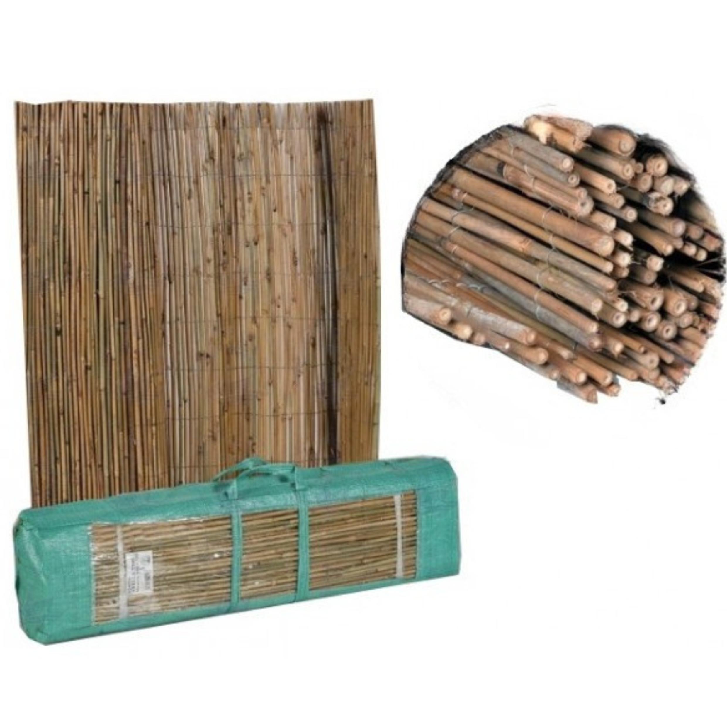 Arella in canna di bamboo con filo metallico canna 5÷10 mm con sacca trasporto