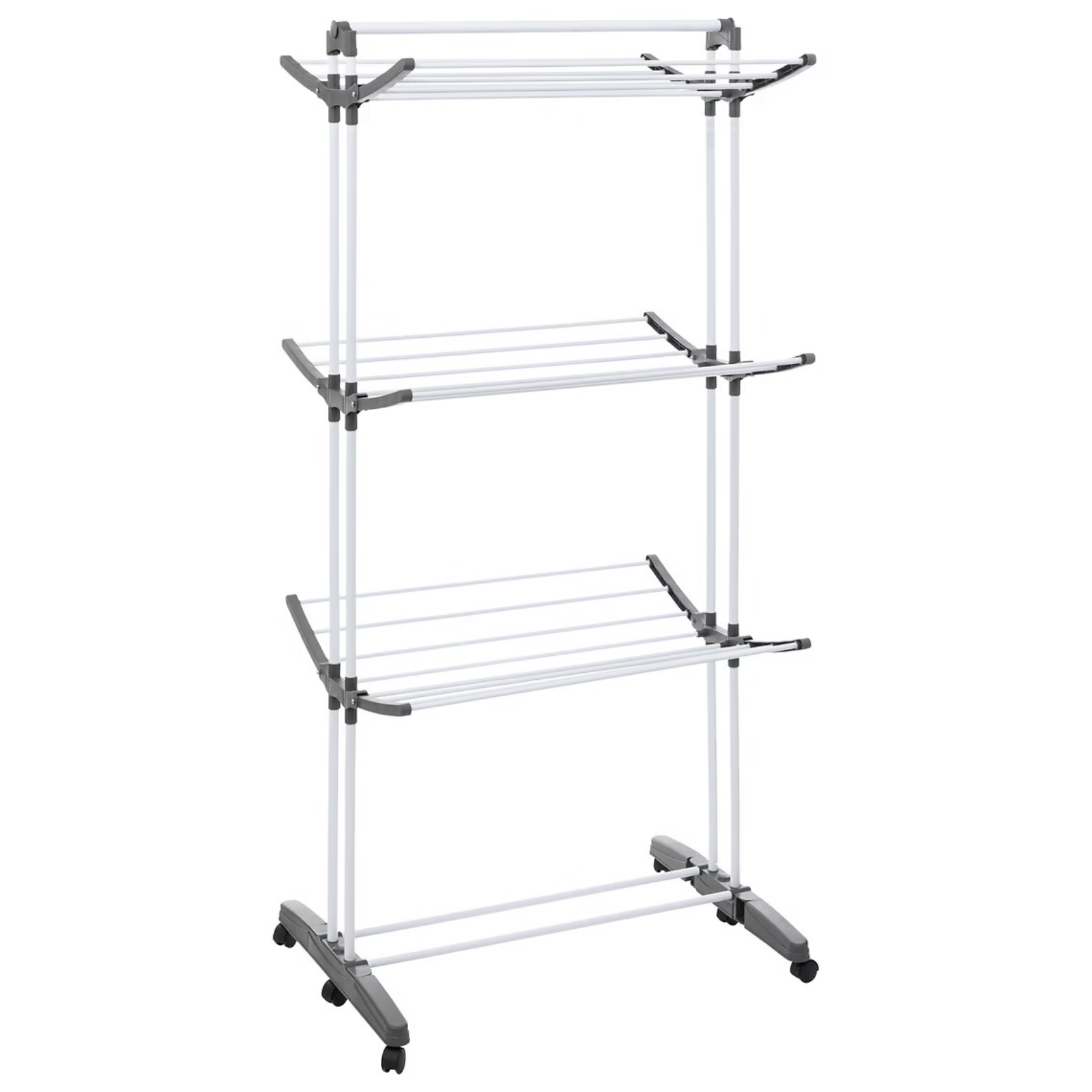 Stendibiancheria modulabile in acciaio inox e abs con ruote - Sinai