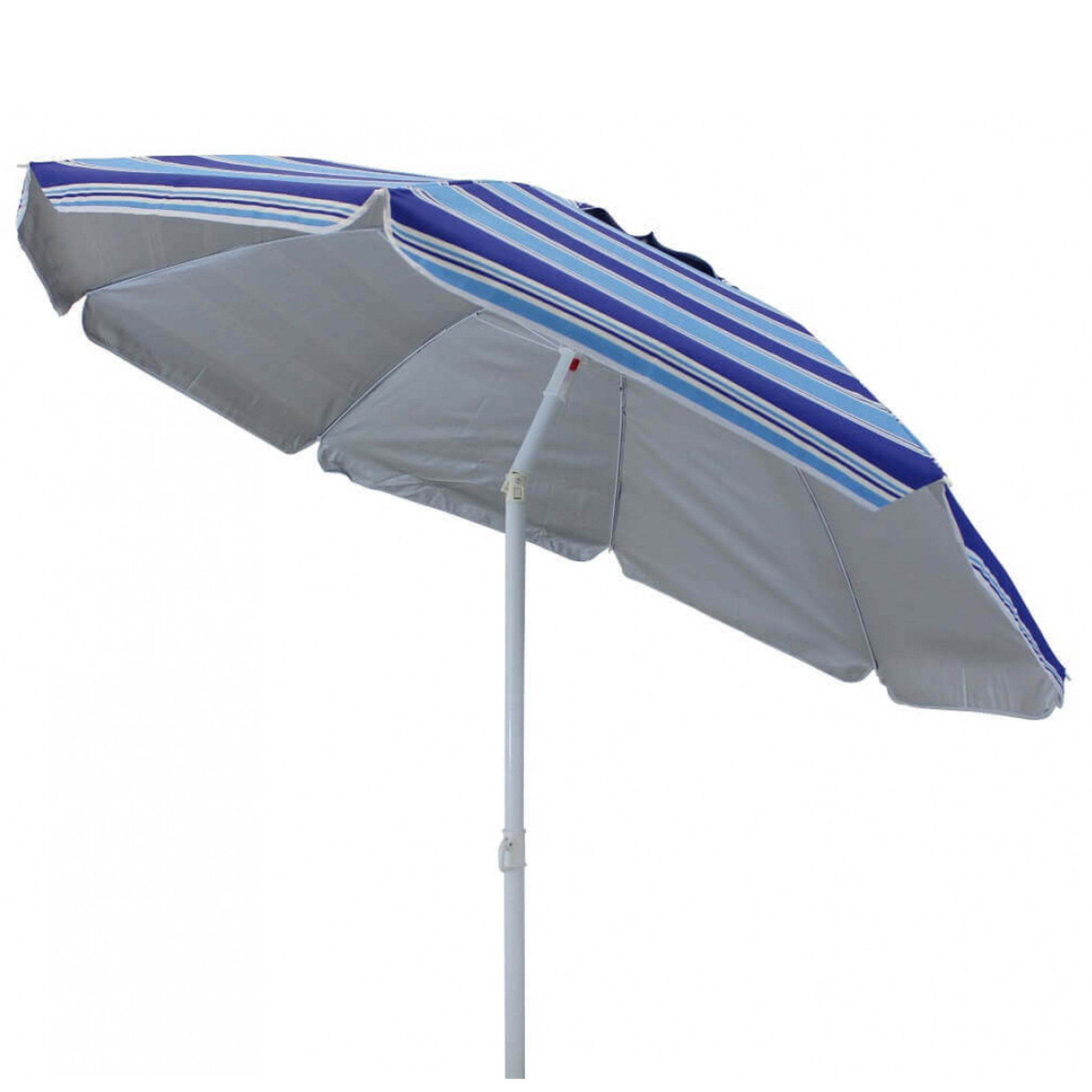 Ombrellone da spiaggia Ø 200 cm telo in poliestere assortito palo in alluminio