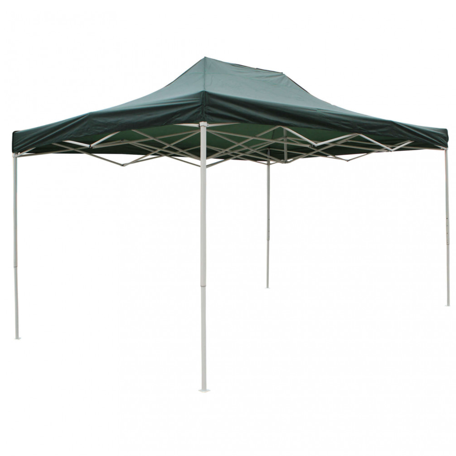 Gazebo pieghevole 3x4,5 mt struttura in metallo telo in poliestere verde - Party