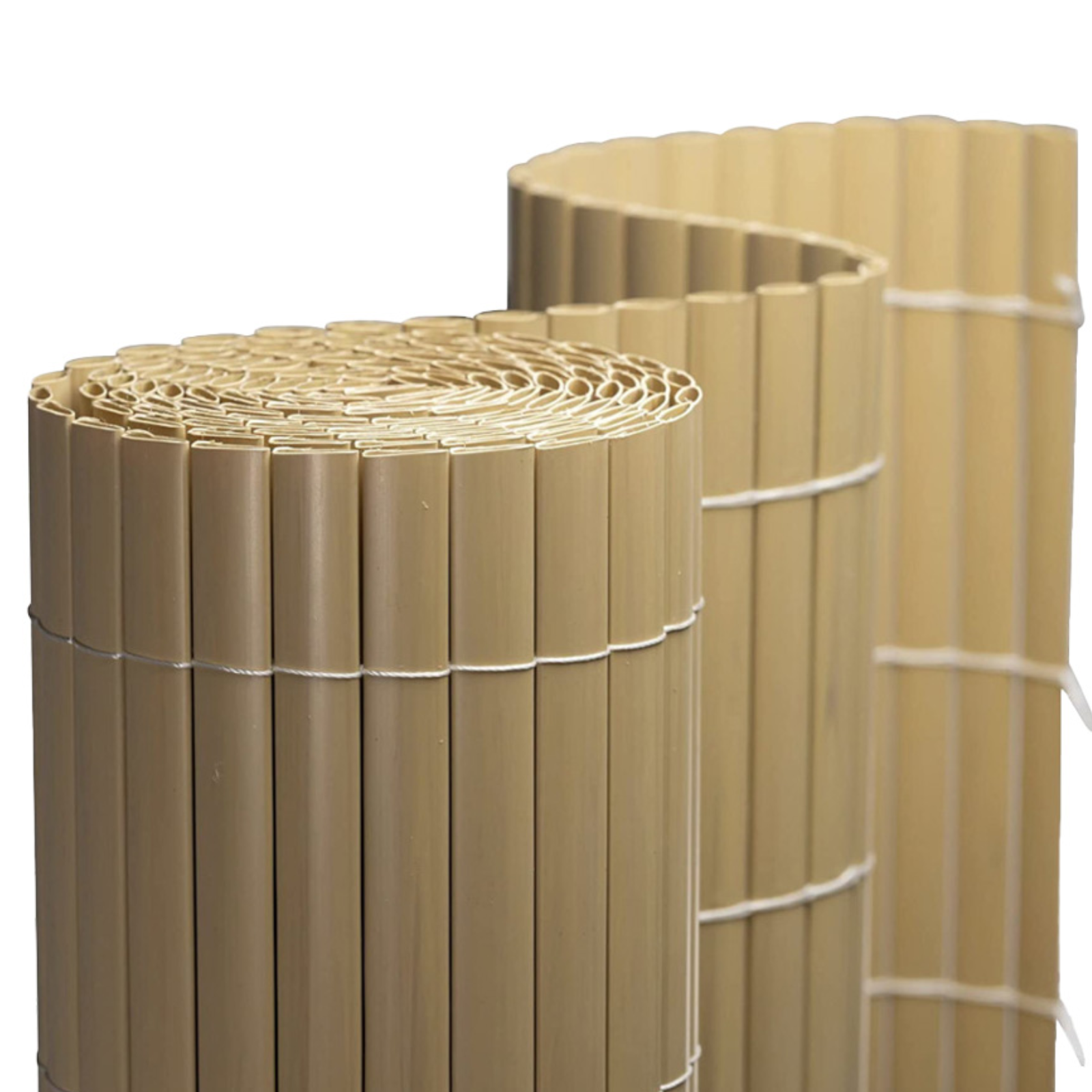 Arelle in pvc effetto bamboo con cordino in nylon per giardino terrazzo balcone