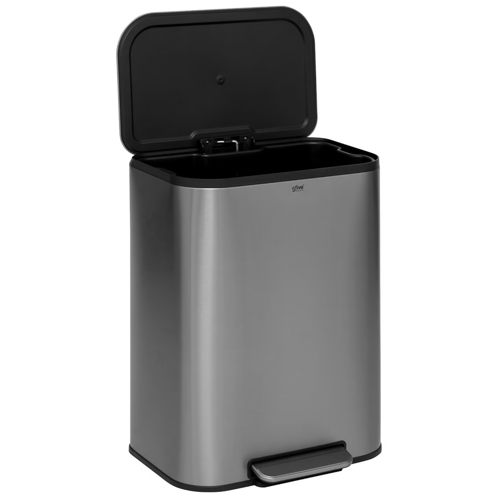 Pattumiera a pedale 50 Litri in acciaio inox per raccolta differenziata - Matr