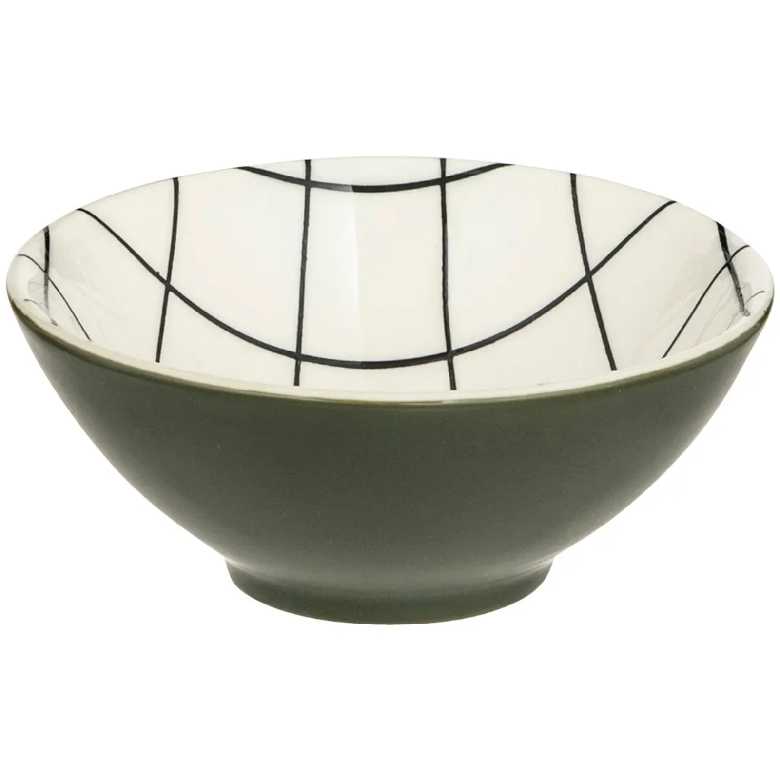 Set apertivo 3pz in ceramica e supporto in legno di acacia