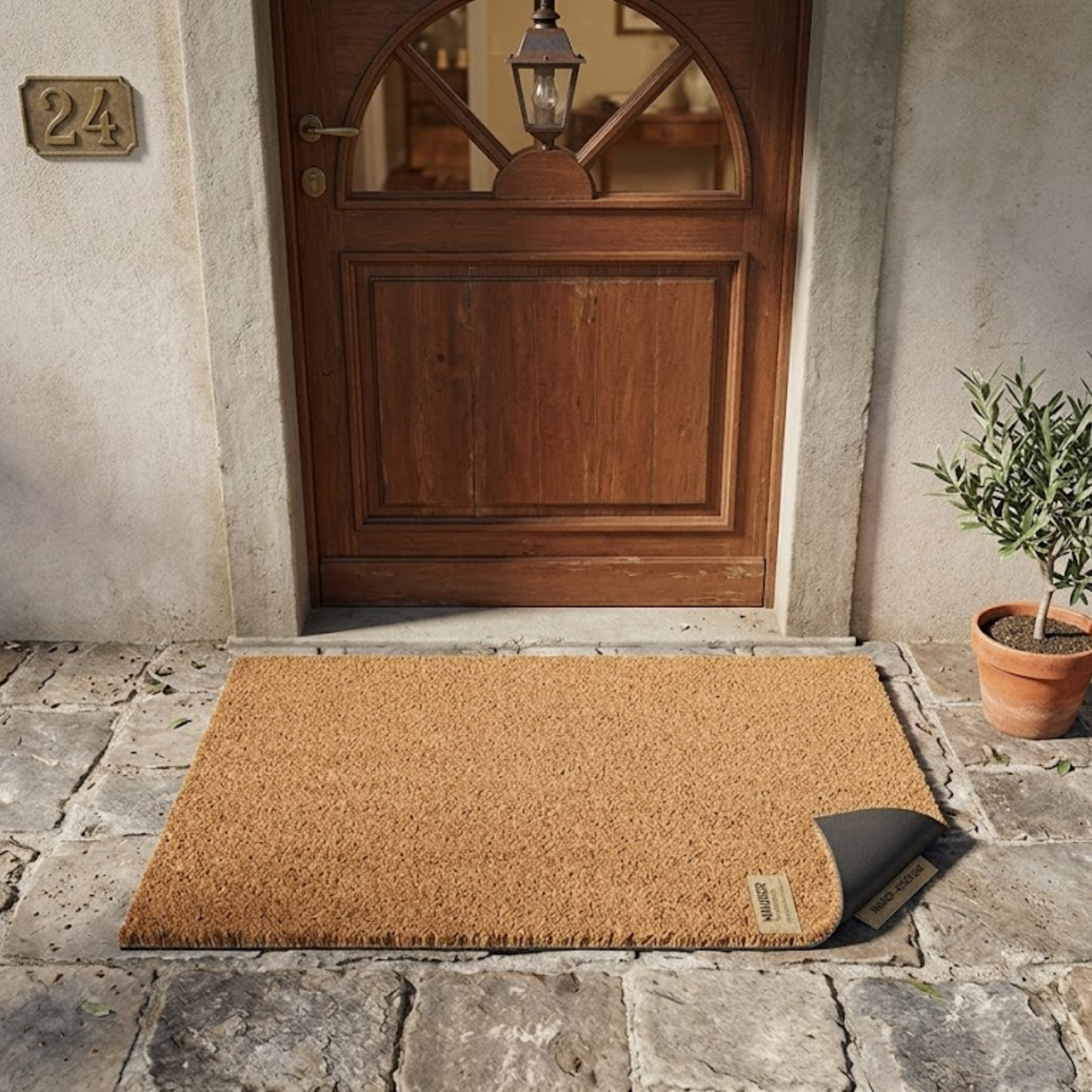 Zerbino in fibra di cocco e pvc antiscivolo per interno o esterno