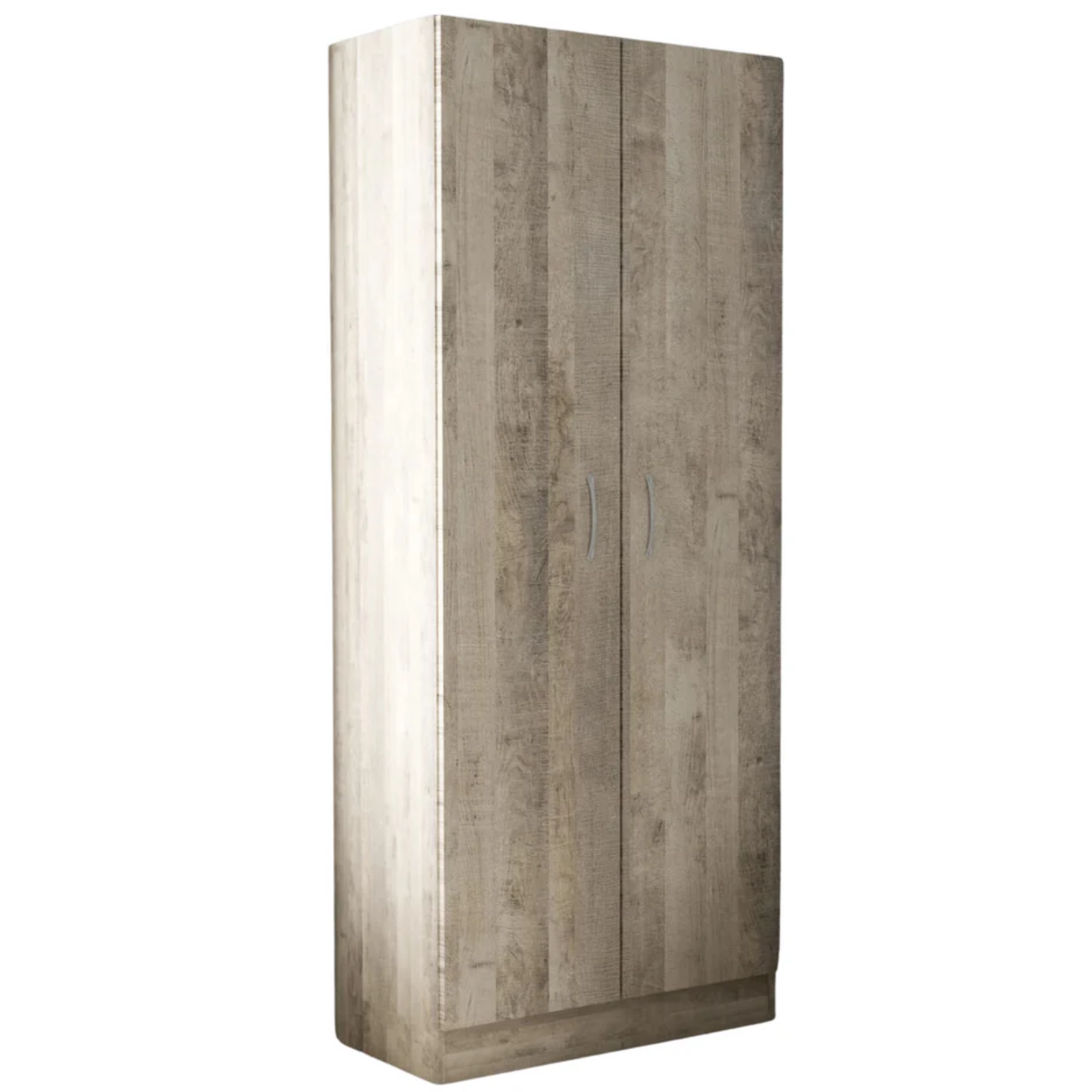 Armadio 2 ante 71x181h in legno design moderno con ripiano fisso e asta appendiabiti - Cabin