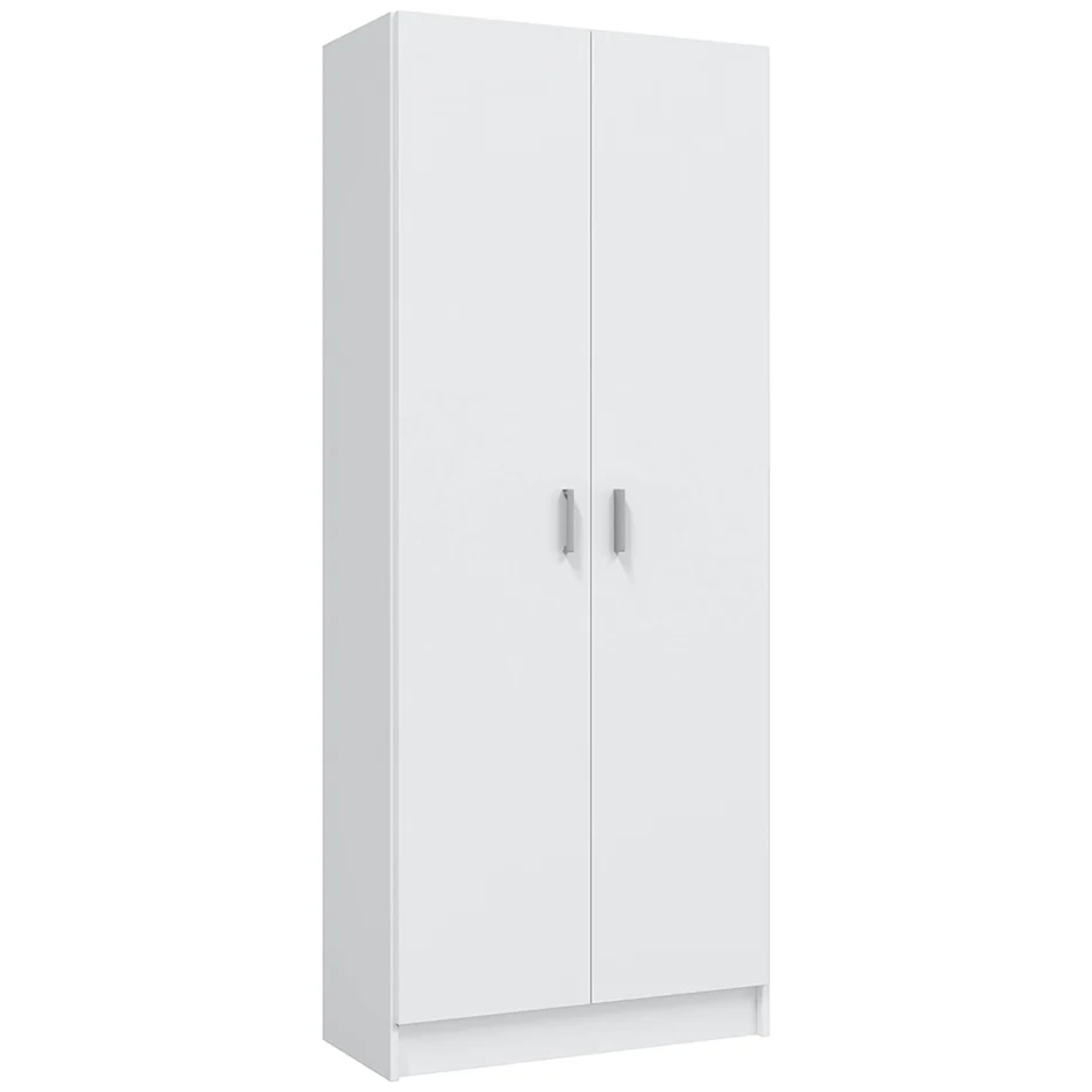 Armadio in legno multiuso 59x180h 2 anta e 4 ripiani interni - Pomy