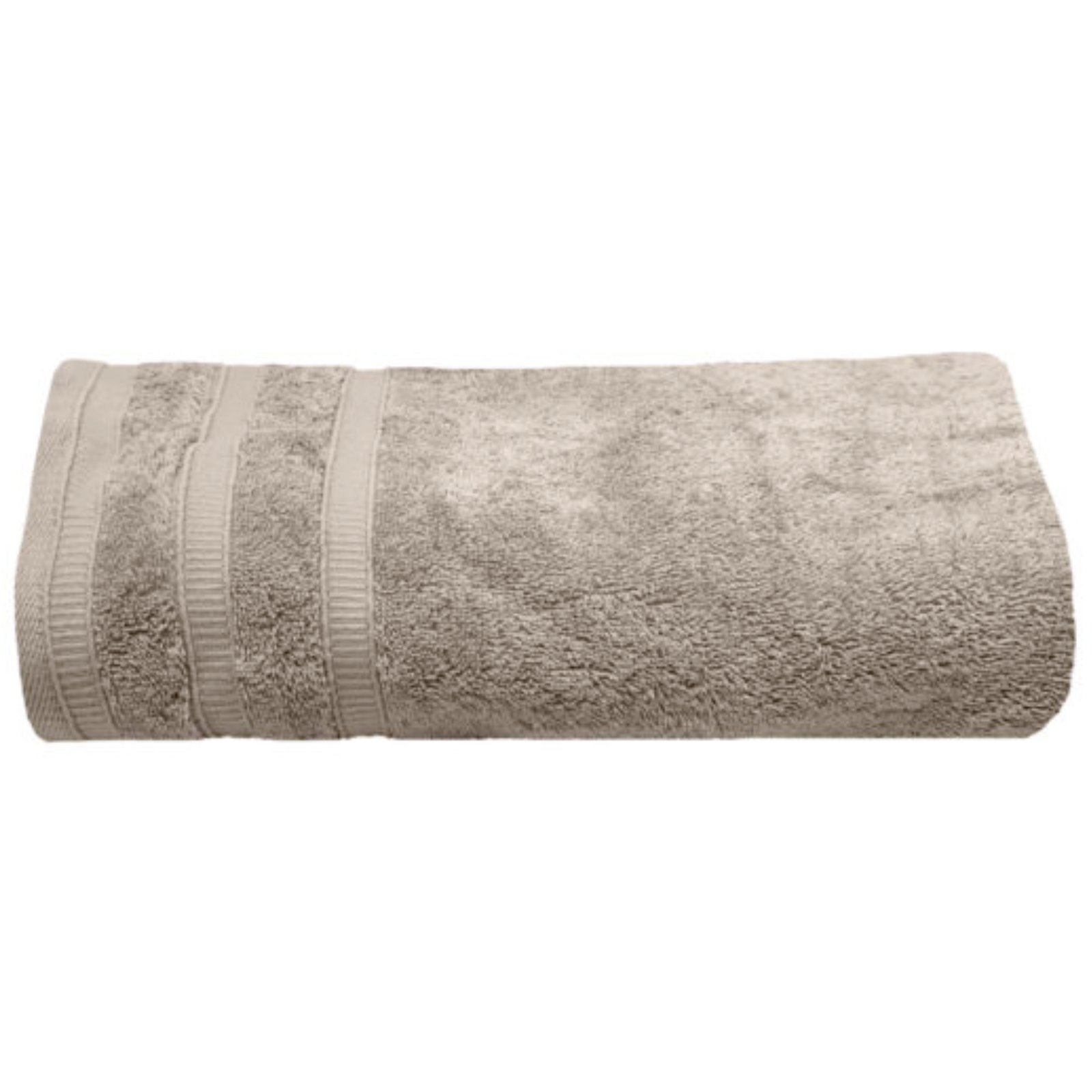 Asciugamani da palestra o bagno in cotone color ecrù 60x100