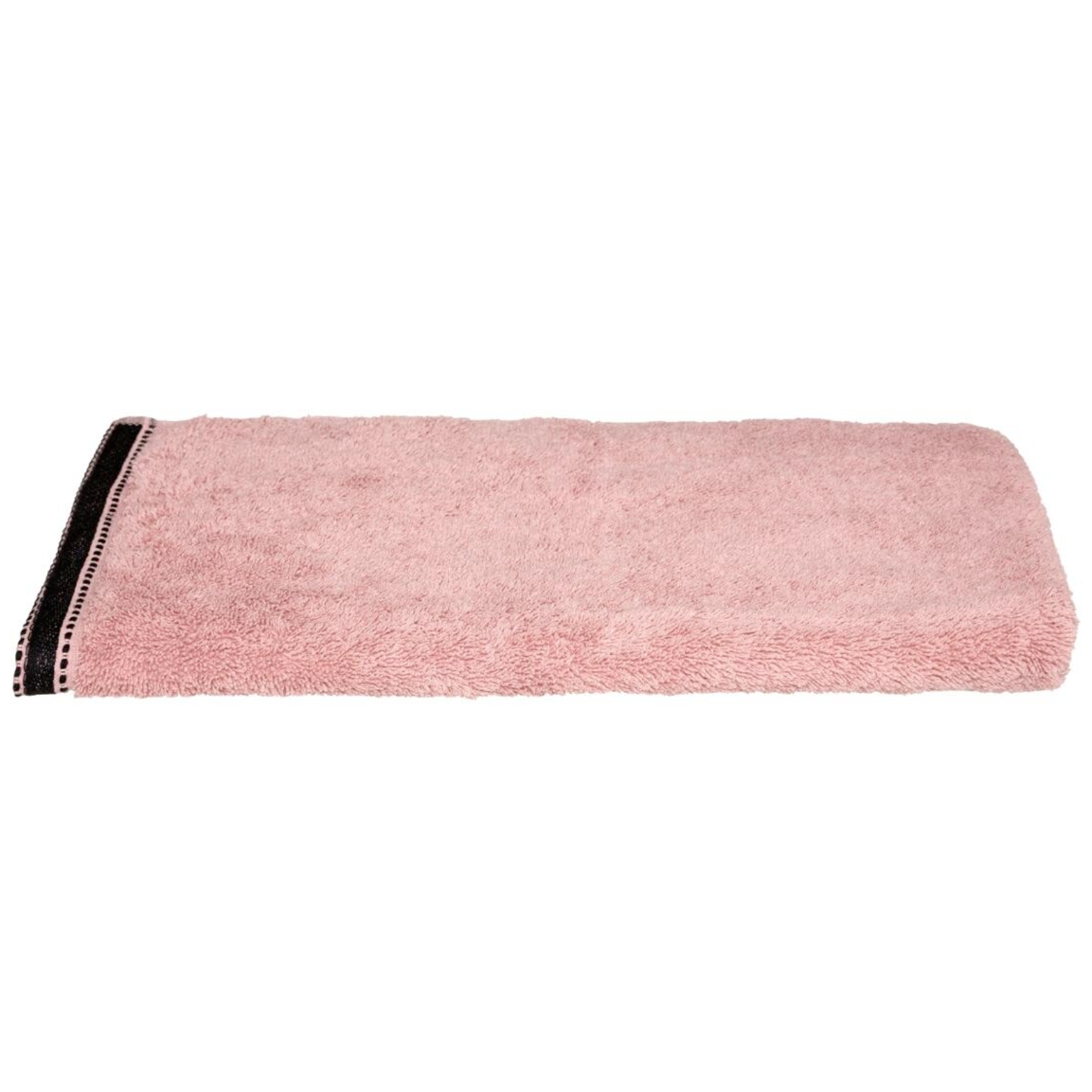 Asciugamano da palestra o bagno rettangolare in cotone e poliestere rosa 