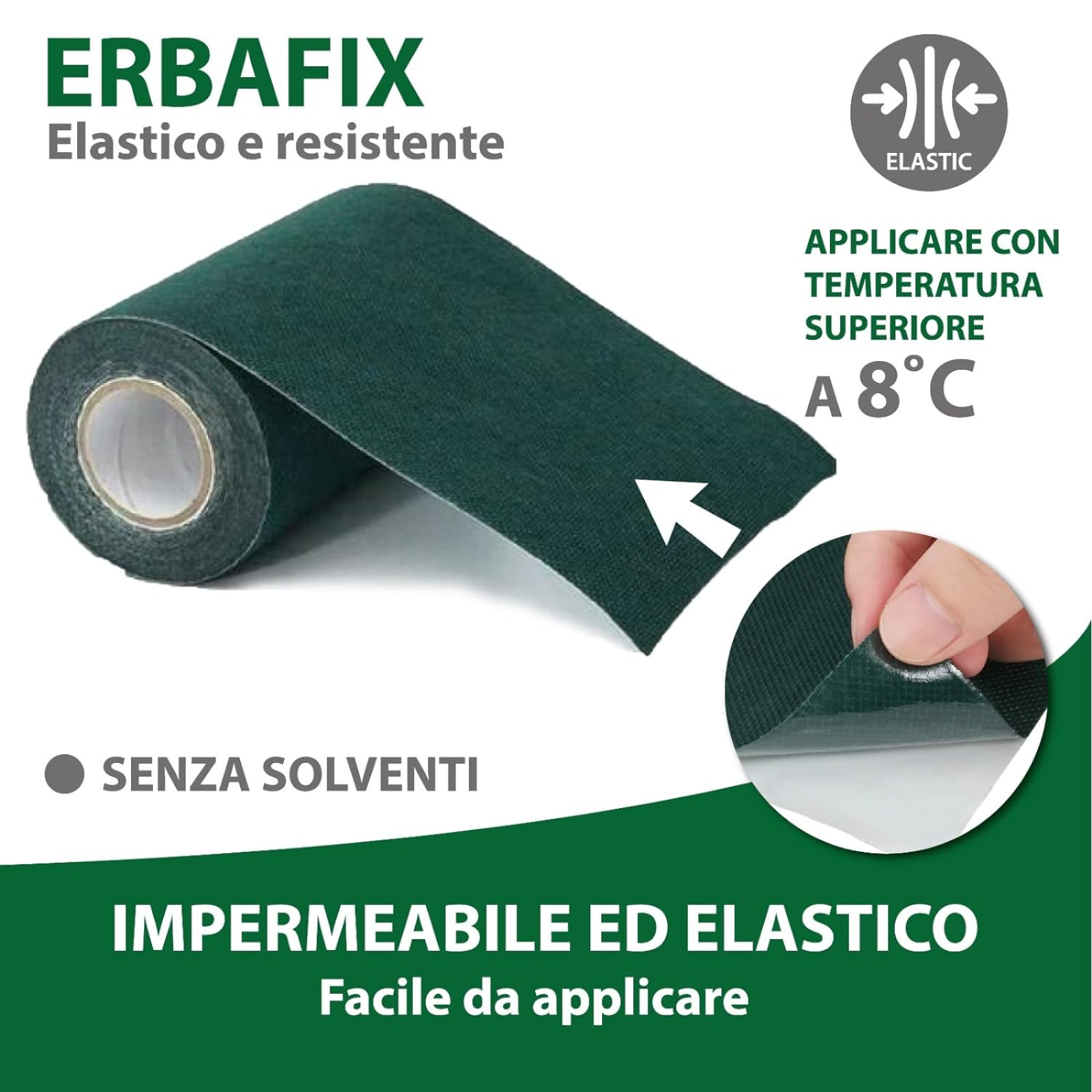 Nastro adesivo per giunzioni erba sintetica H15 cm x 5mt