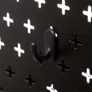 Carrello con ruote da cucina in metallo con 3 ripiani e porta oggetti - Ico