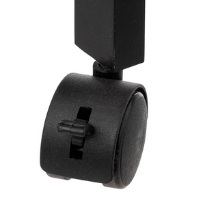 Carrello da cucina con ruote slim a 3 livelli design moderno salvaspazio in legno Nero - Colo