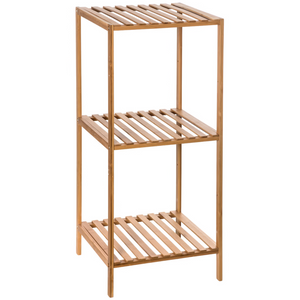 Scaffale da bagno a 3 ripiani in legno bambù H 77 cm- Nami