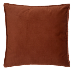 Cuscino quadrato da divano in poliestere con imbottitura interna in poliestere sfoderabile Terracotta