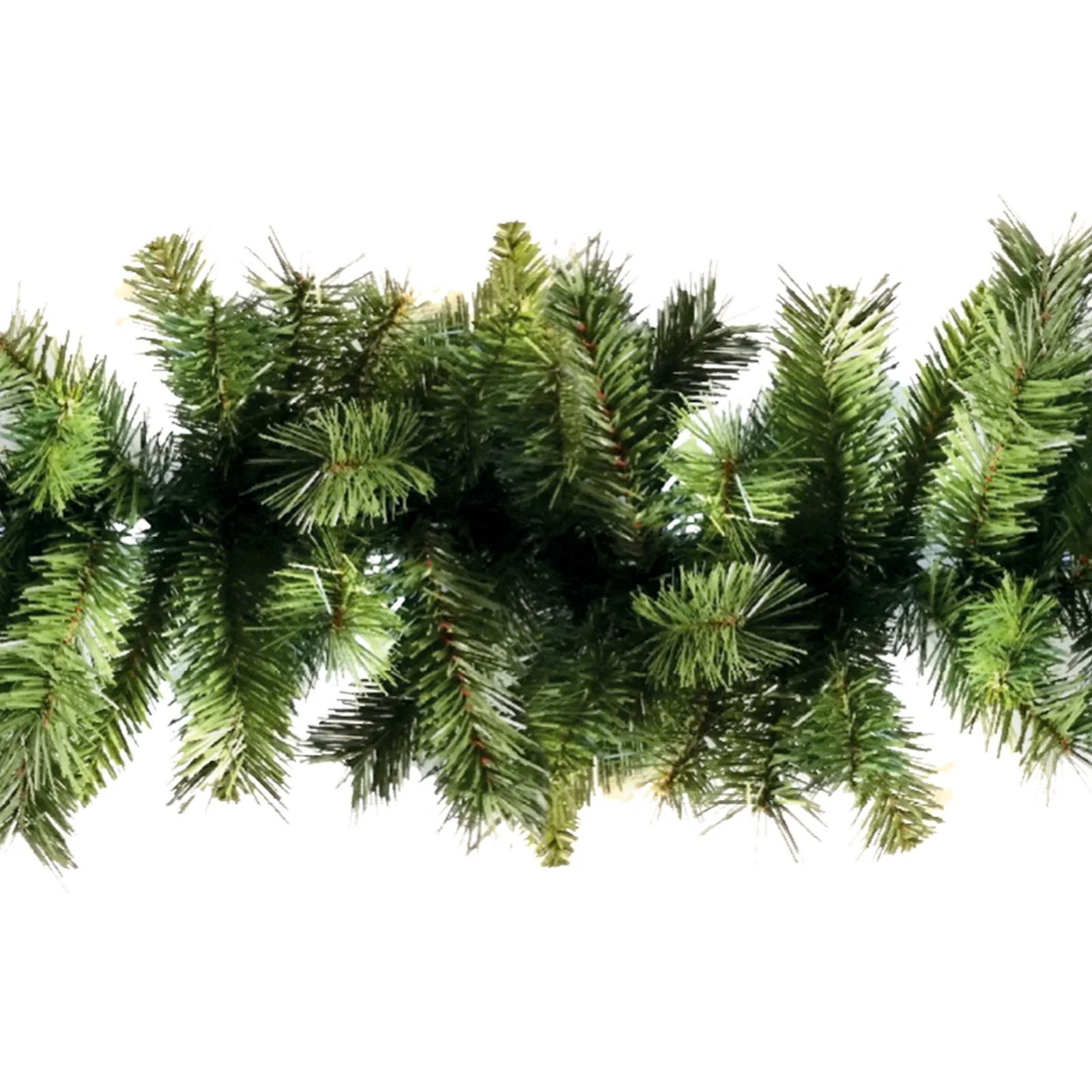 Ghirlanda natalizia festone "Herry" verde artificiale 270cm in pvc 200 rami