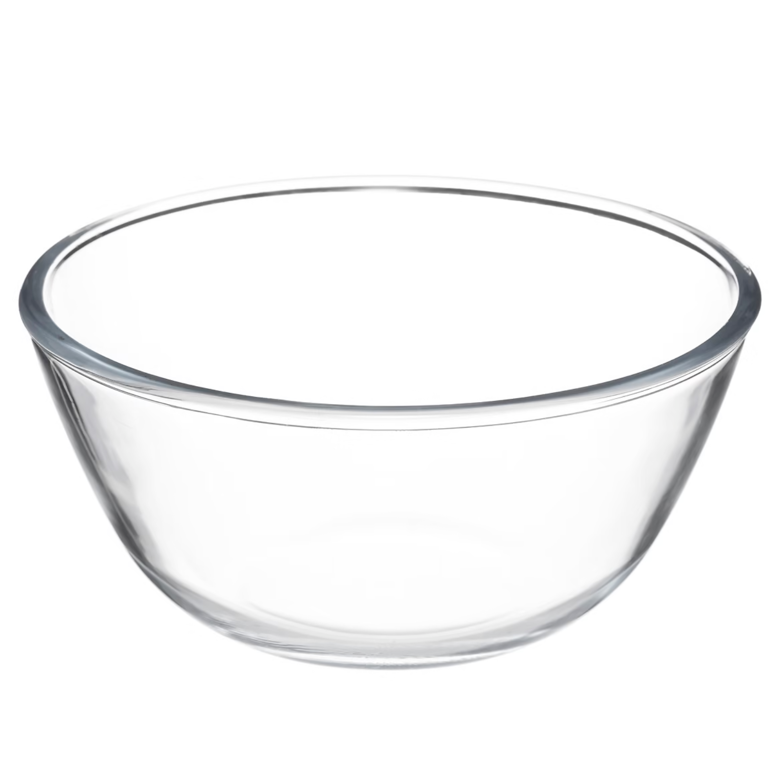 Insalatiera in vetro borosilicato con coperchio in bambù Ø23 cm - Taglia
