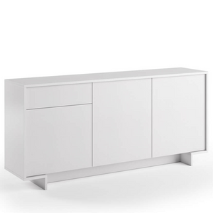 Madia moderna 170 cm da soggiorno struttura bianca con 3 ante e 1 cassetto - Zoom