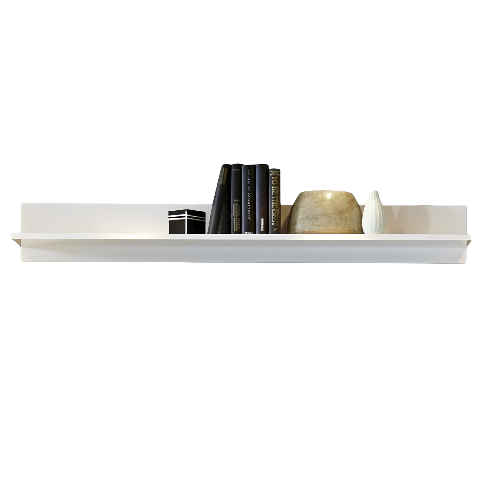 Mensola da parete in laminato design moderno color bianco - July