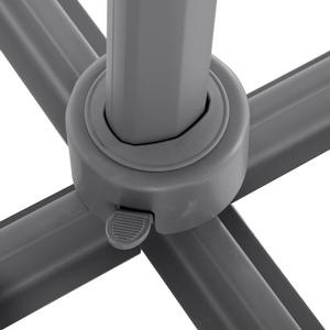 Ombrellone da giardino struttura in alluminio rettangolare inclinabile 4,2 x 3 - Elea