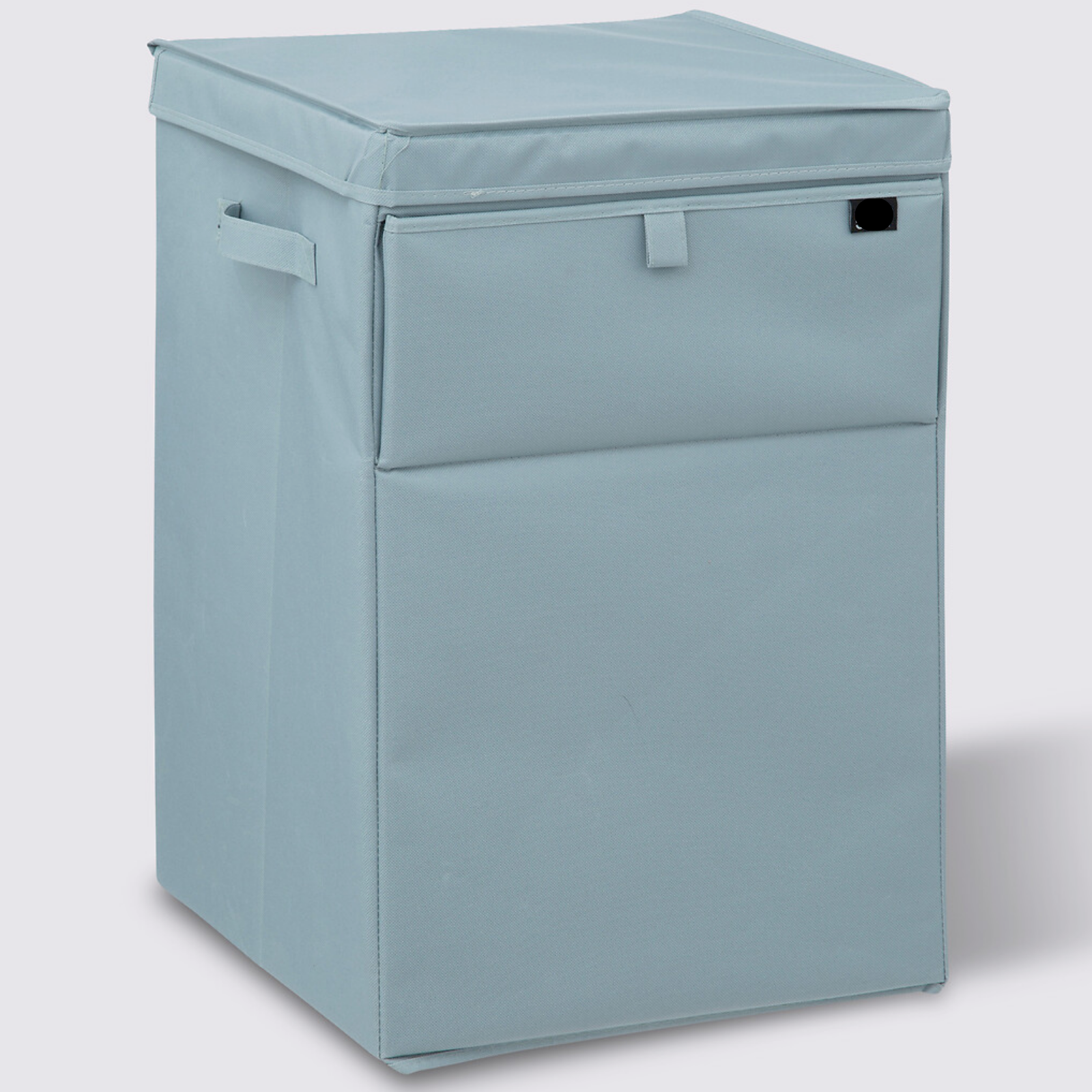 Portabiancheria sporca salvaspazio struttura in cartone e rivestimento poliestere e polipropilene 65 L