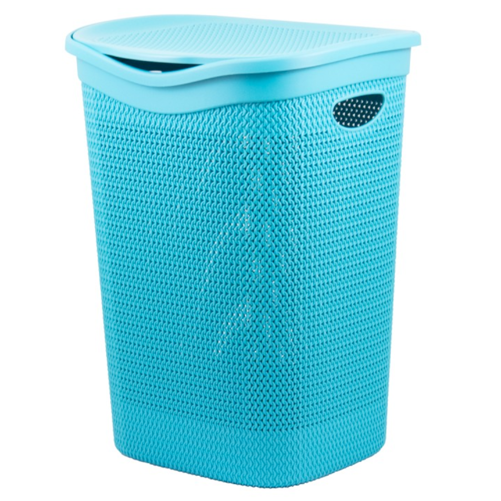 Portabiancheria sporca salvaspazio design moderno 55 litri ad intreccio