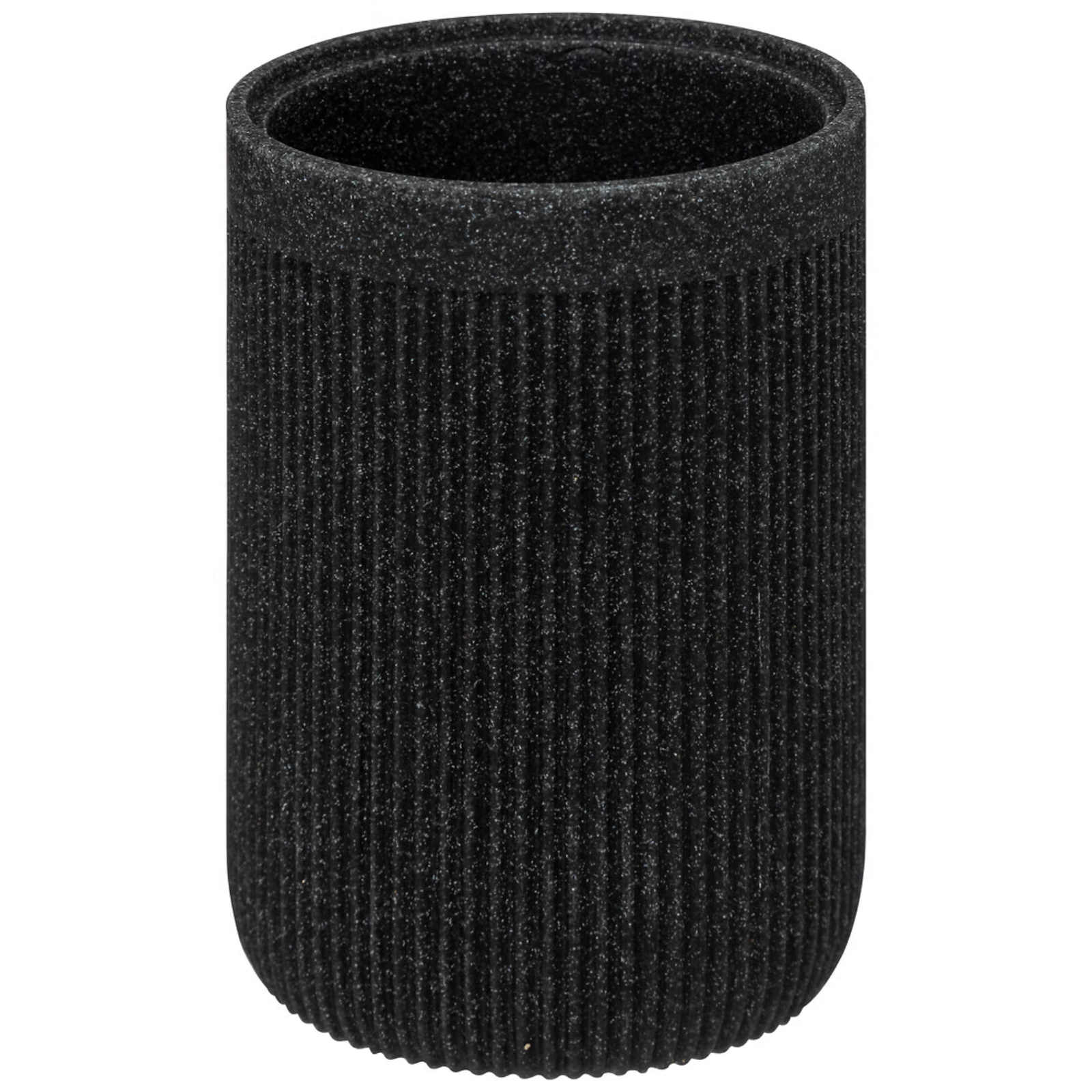 Portascopino per WC in poliresina nero - Onice