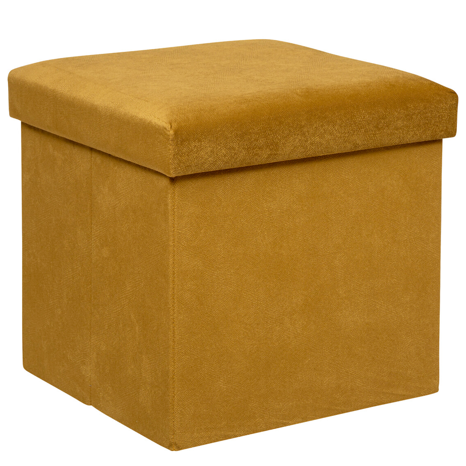 Pouf da salotto contenitore in velluto