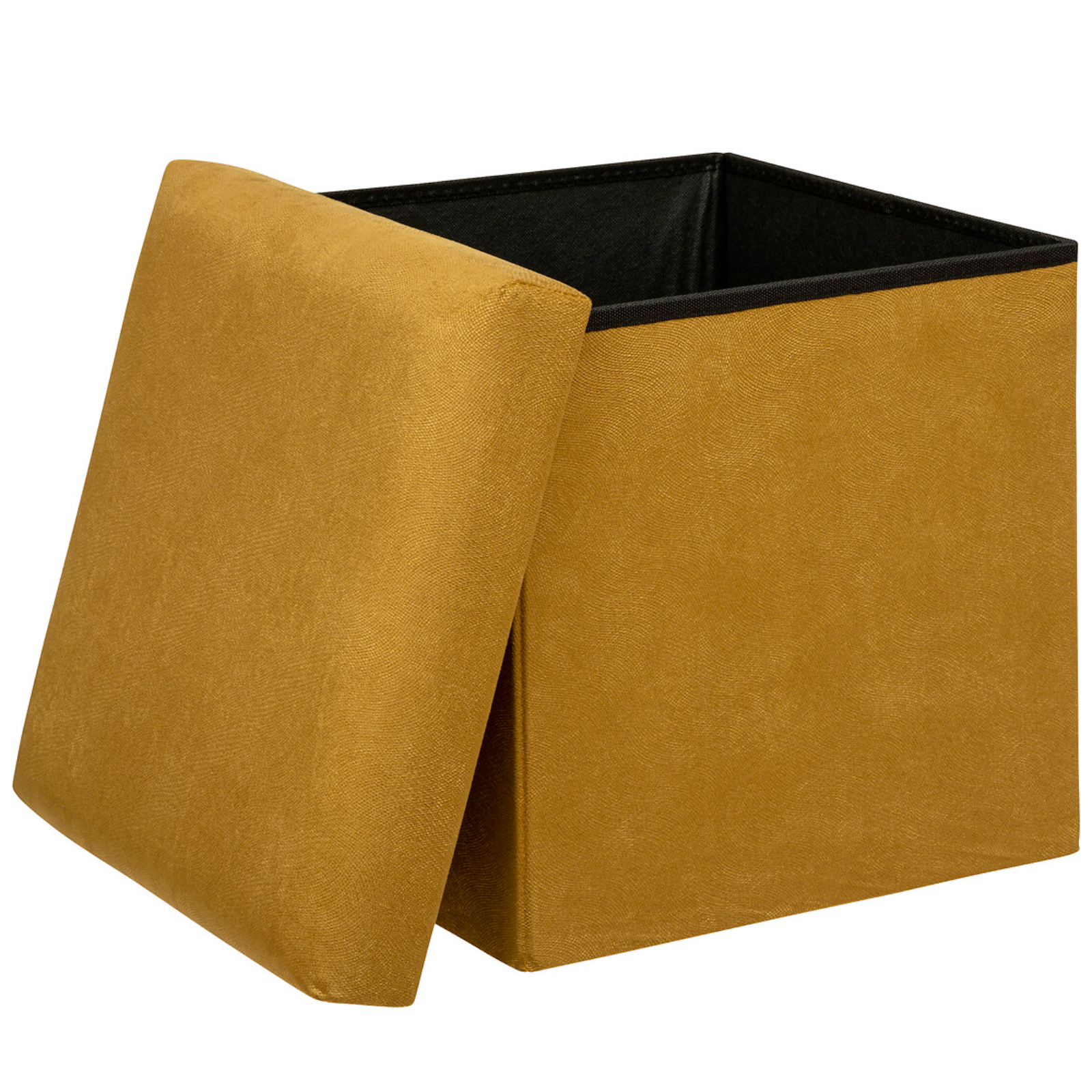 Pouf da salotto contenitore in velluto