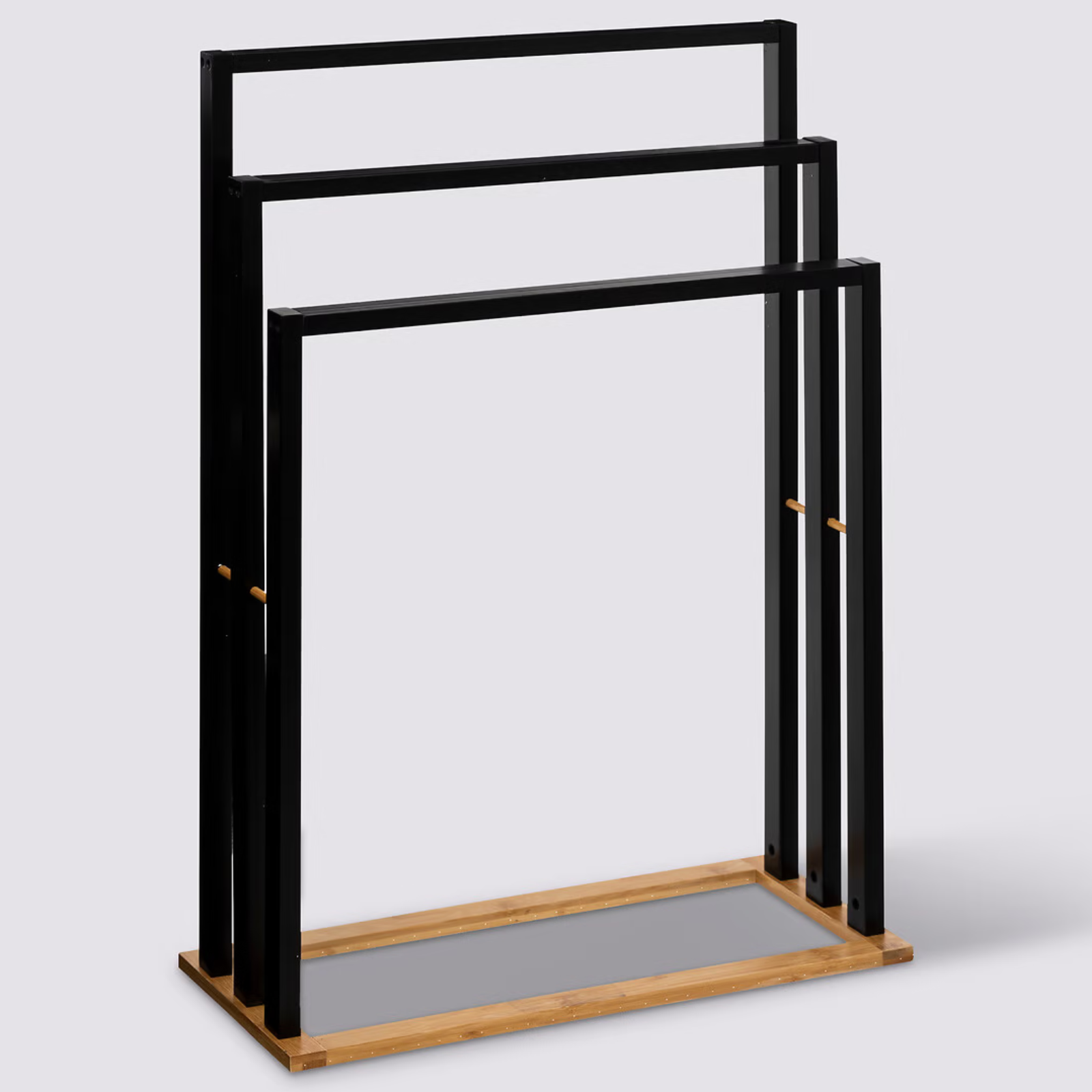 Porta asciugamano da terra in bambù design moderno - Nature