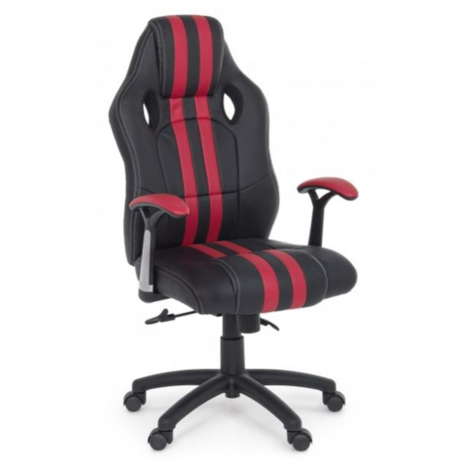 Sedia da gaming o ufficio "Spider" ergonomica girevole seduta in similpelle con braccioli e ruote