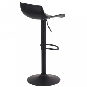Sgabello da cucina o bar alto in polipropilene e base in metallo antracite - Merano