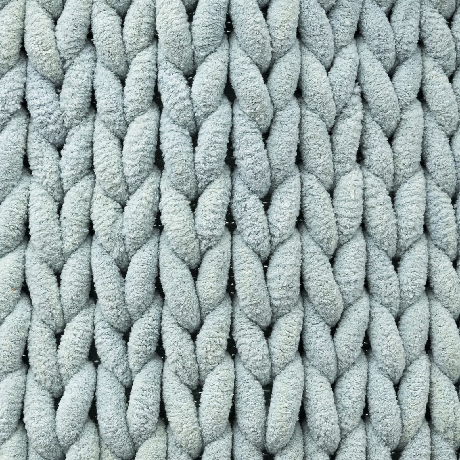 Tappeto da bagno rettangolare in poliestere e cotone Azzurro artico 50x75