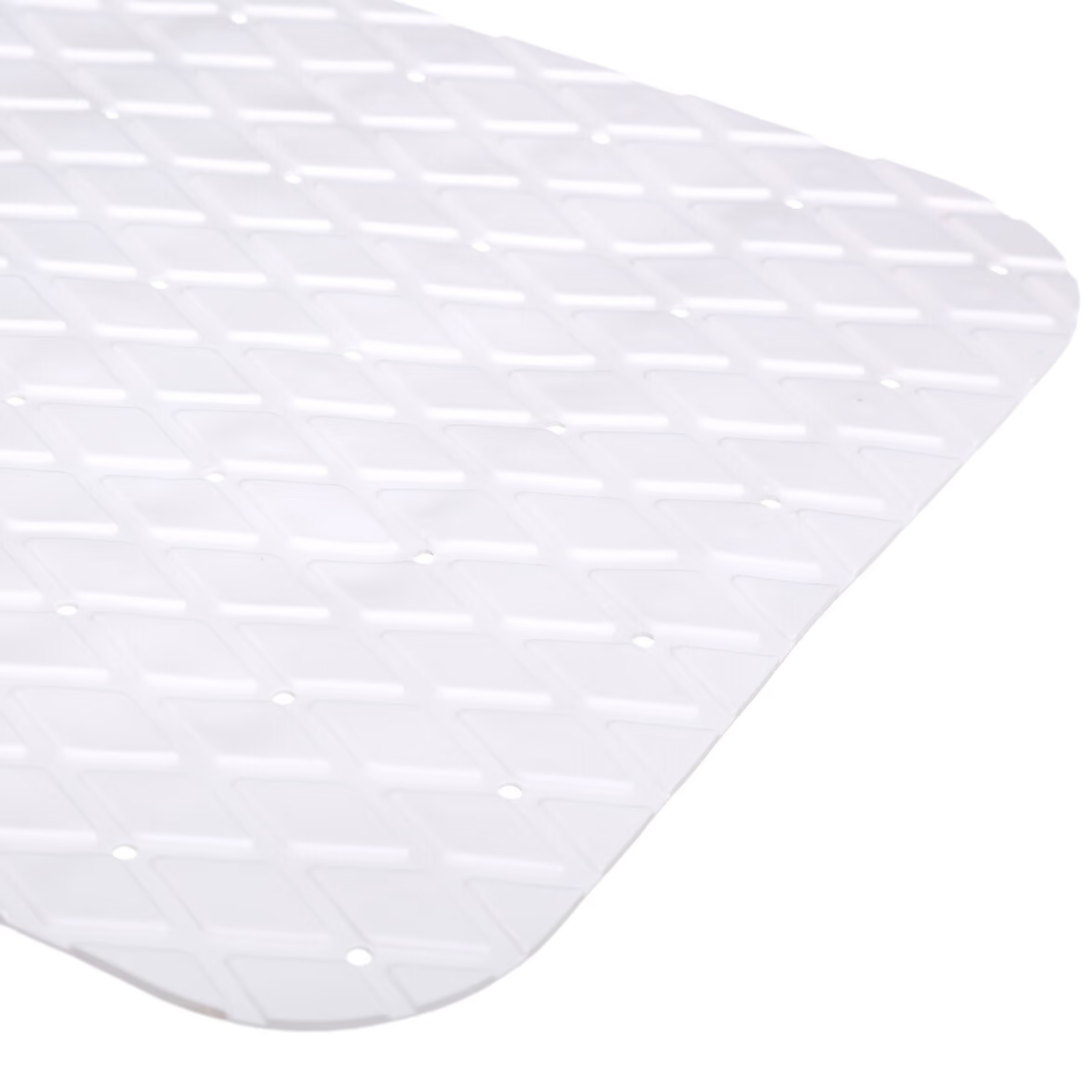 Tappeto da bagno antiscivolo bianco in pvc 50x50 - Effe