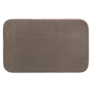 Tappeto da bagno in memory foam rettangolare assorbi acqua assorbente e antiscivolo Tortora