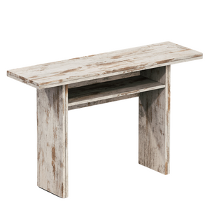 Tavolo consolle salvaspazio a ribalta design moderno in legno vintage - Oplà