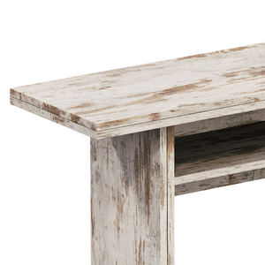 Tavolo consolle salvaspazio a ribalta design moderno in legno vintage - Oplà