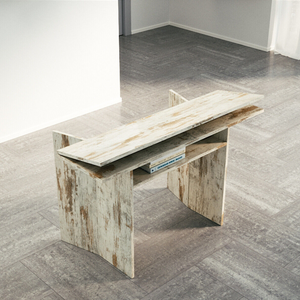 Tavolo consolle salvaspazio a ribalta design moderno in legno vintage - Oplà