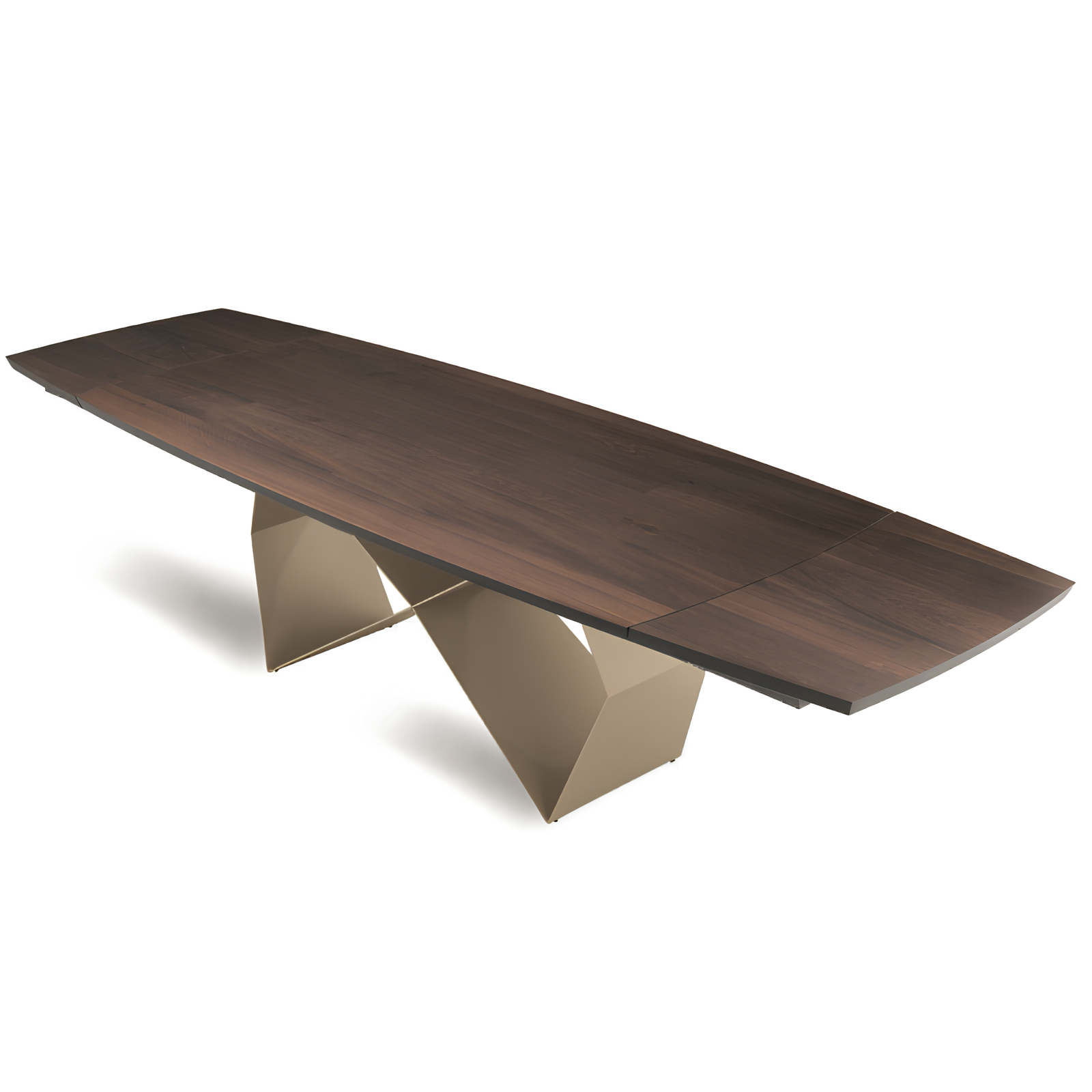 Tavolo da pranzo allungabile 200/300x75h piano in rovere impiallacciato e base in metallo - Arcad P
