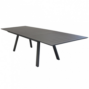 Tavolo allungabile 200/300 design moderno in alluminio antracite da esterno o interno - Zante