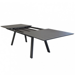 Tavolo allungabile 200/300 design moderno in alluminio antracite da esterno o interno - Zante