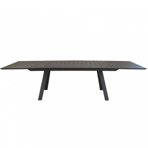 Tavolo allungabile 200/300 design moderno in alluminio antracite da esterno o interno - Zante