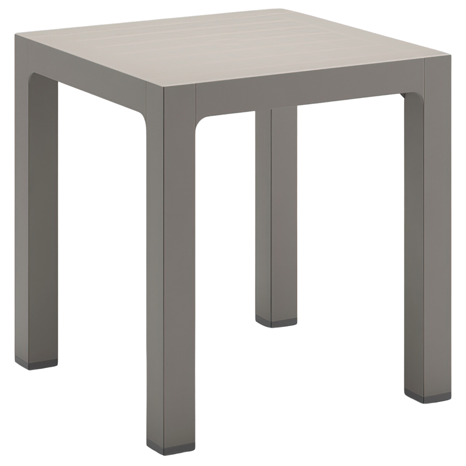 Tavolo quadrato da esterno o interno in polipropilene quadrato