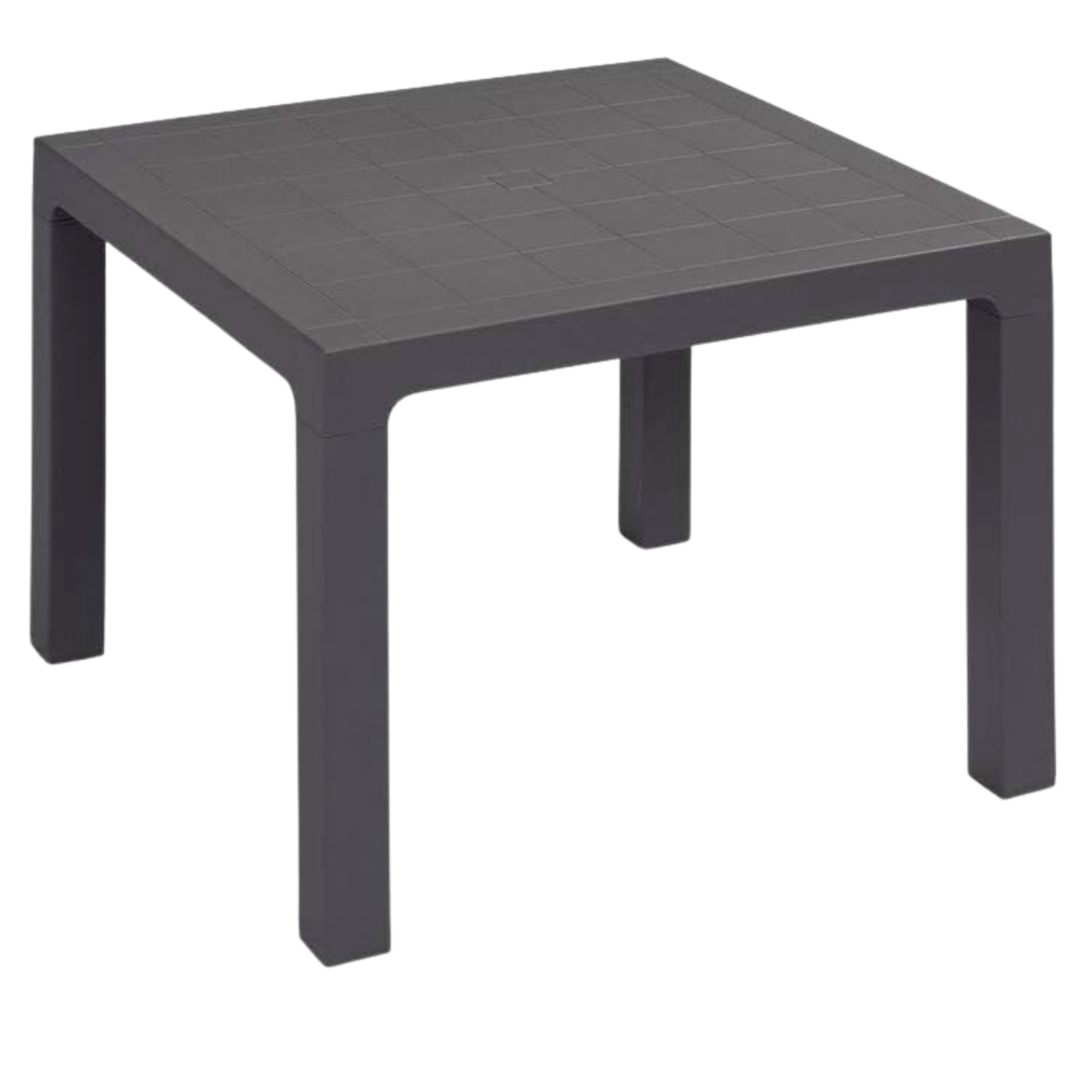 Tavolo quadrato in polipropilene "Ares 90" design moderno da esterno o interno