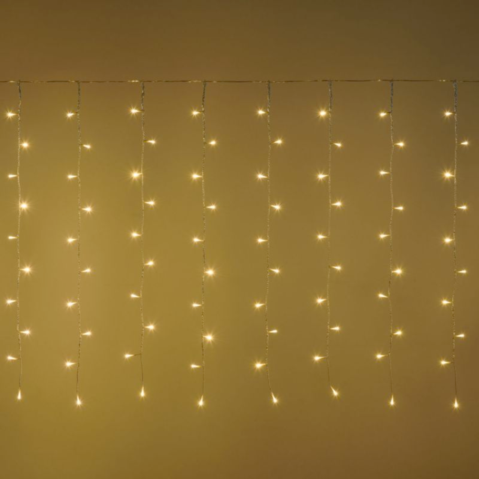 Tenda luminosa con 600 led luce calda decorazioni natalizie per interno o esterno