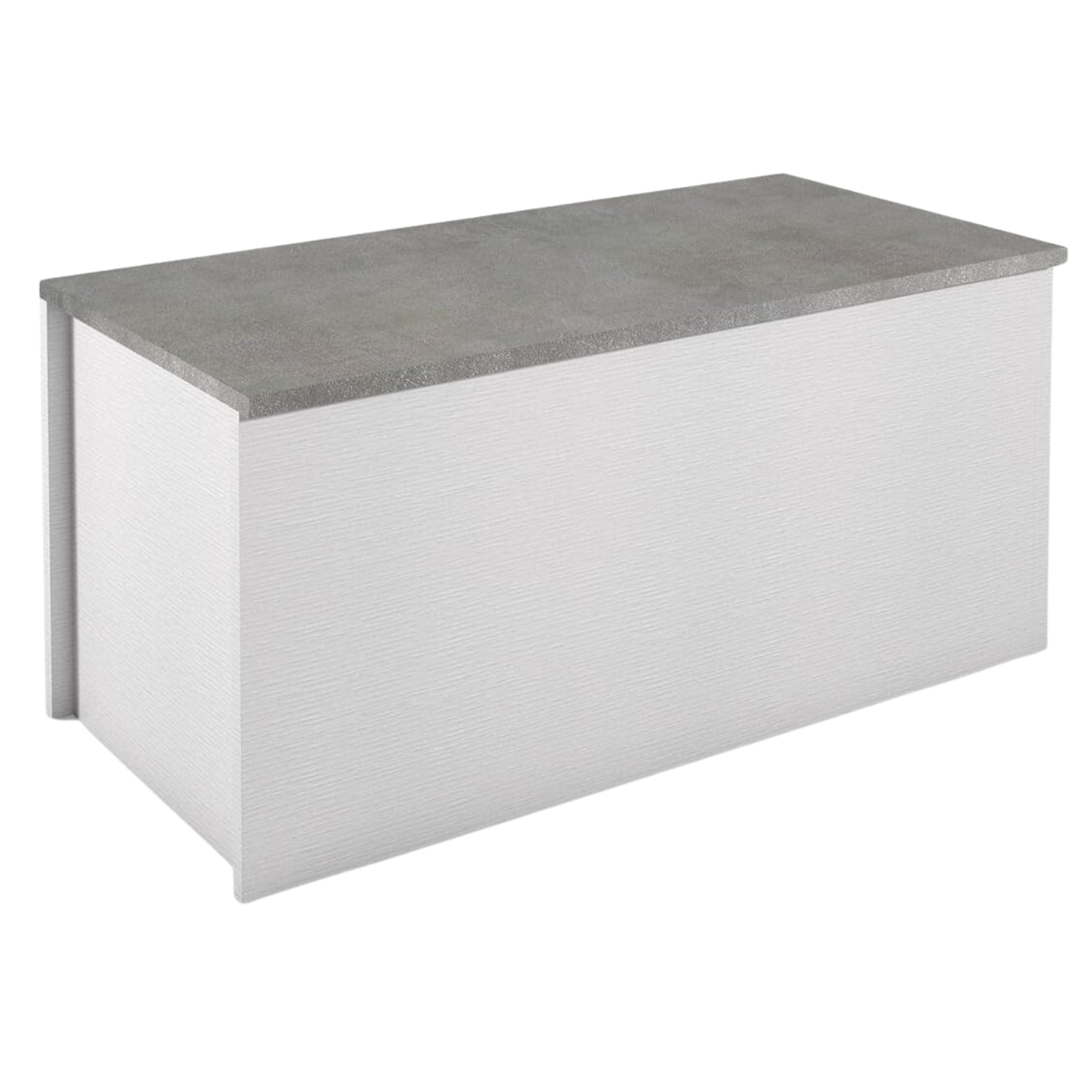 Baule contenitore in legno bianco design moderno multiuso da interno - Hall