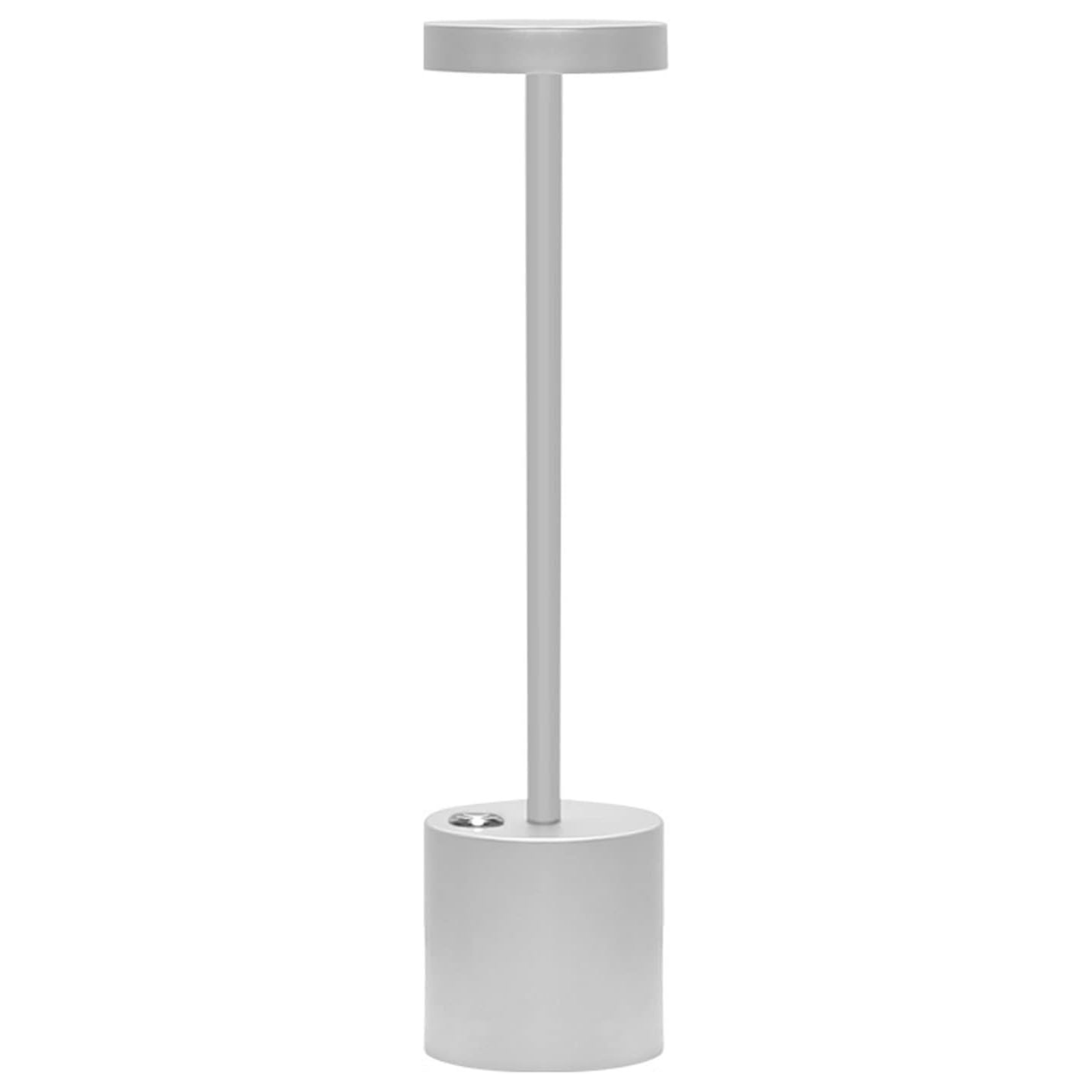 Lampada da tavolo touch dimmerabile a led "Lex" in alluminio ricaricabile con cavo usb